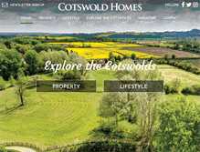 Tablet Screenshot of cotswold-homes.com